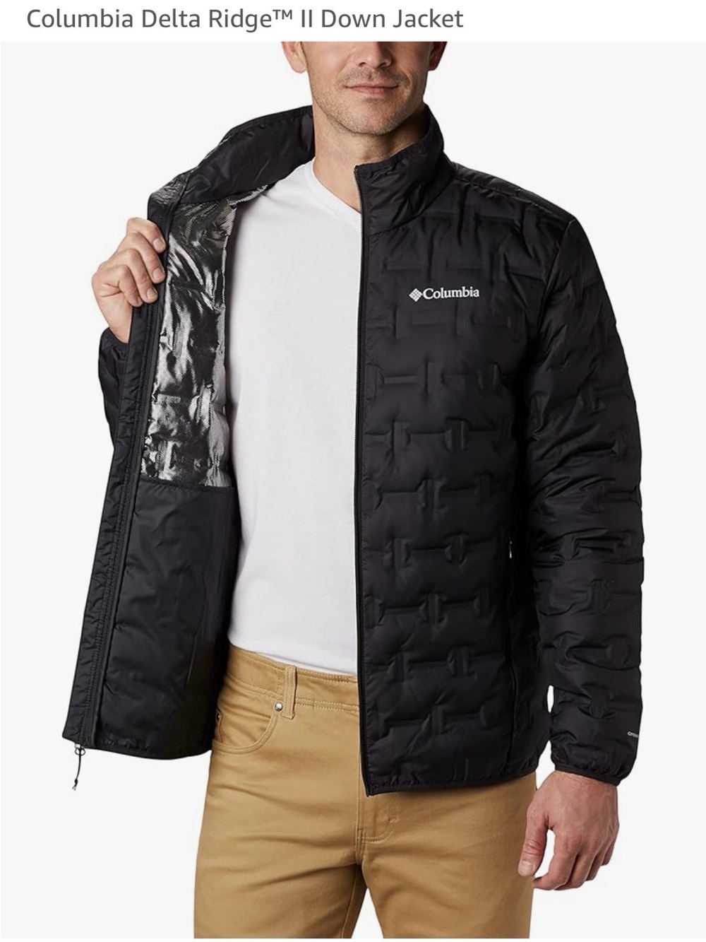 Columbia Delta Ridge II Down Jacket - Black